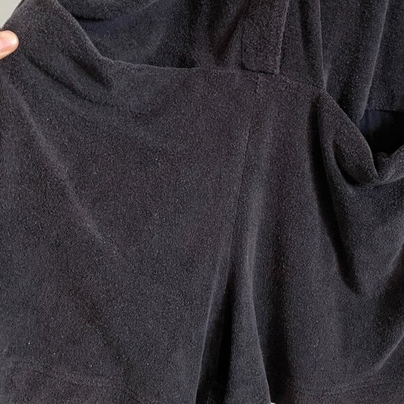 Button-down terry fabric romper - Picture 7 of 11